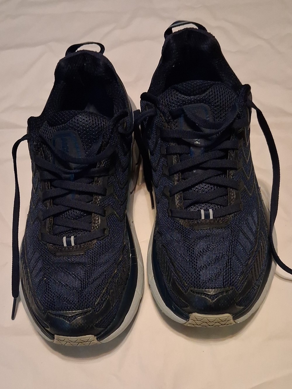 Hoka Women's Dark Blue Athletic Running Shoes, sz.7